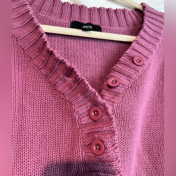 Ellos Pullover Sweater Top Size L 18/20 - Picture 5 of 8
